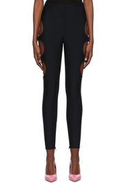 Burberry Black Nylon Leggings