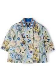 Burberry Baby Blue & Green Floral Thomas Bear Jacket