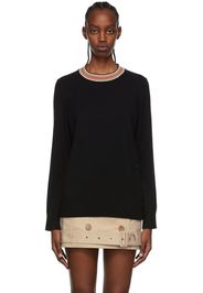 Burberry Black Cashmere Sweater