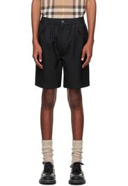 Burberry Black Wool Shorts