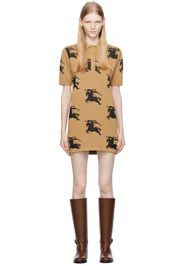 Burberry Tan Polo Minidress