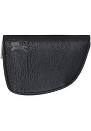 Burberry Black Medium Shield Zip Wallet