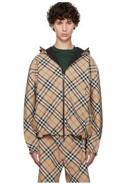 Burberry Beige Check Reversible Jacket