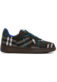 Burberry Brown Check Terrace Sneakers