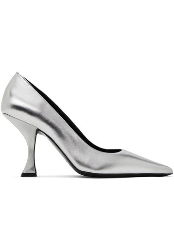 BY FAR Silver Viva Heel