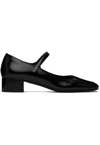 BY FAR Black Ginny Ballerina Flats