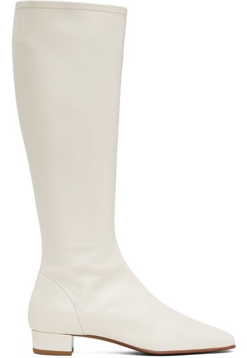 BY FAR Off-White Edie Tall Boots