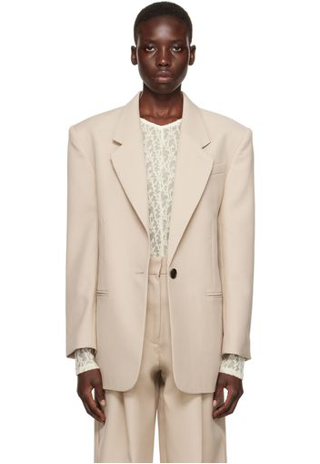 CAMILLA AND MARC Beige Rhett Blazer