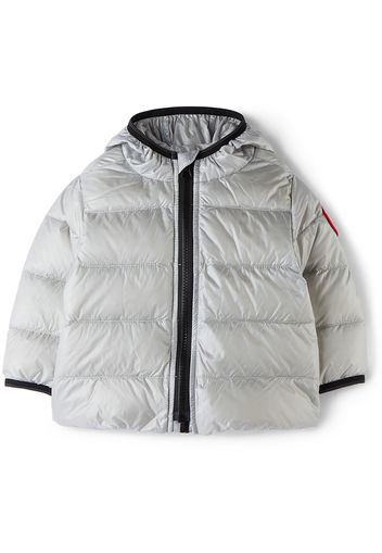 Canada Goose Kids Baby Silver Down Crofton Hoody Jacket