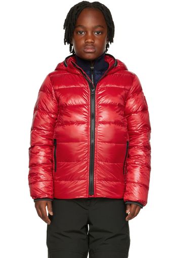 Canada Goose Kids Kids Red Crofton Hoody Down Jacket