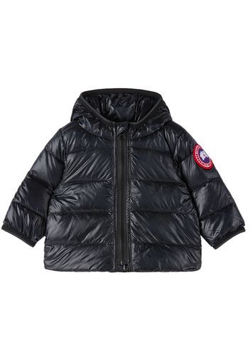 Canada Goose Kids Baby Black Crofton Hoody Down Jacket