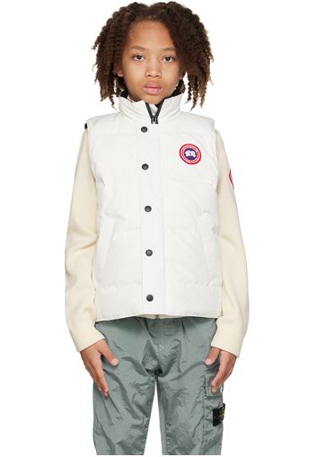 Canada Goose Kids Kids White Vanier Down Vest