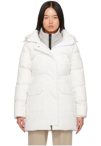 Canada Goose White Paradigm Trillium Down Jacket