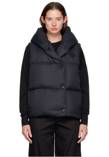 Canada Goose Black Rhoda Hooded Down Vest