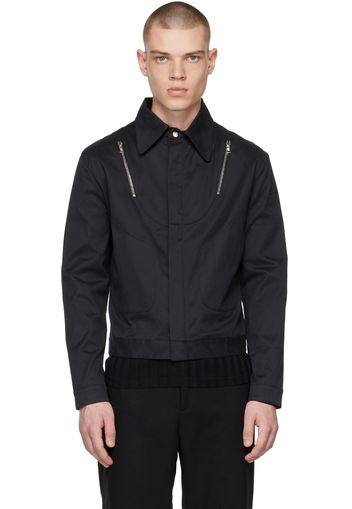 Carlota Barrera Black Biker Jacket