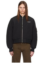 Carne Bollente Black Hidden Pleasures Reversible Bomber Jacket