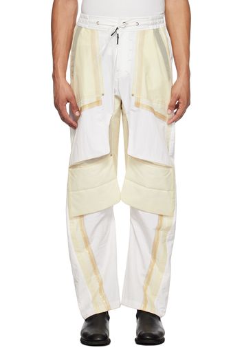 CARNET-ARCHIVE White Crustacean Trousers