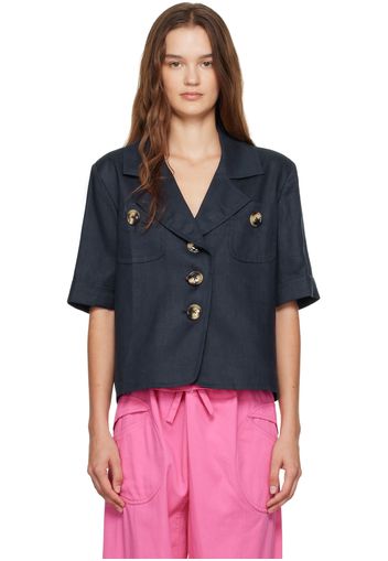 Caro Editions Navy Paloma Jacket