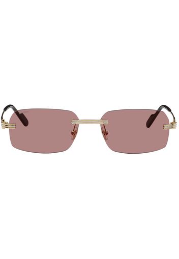 Cartier Gold Square Sunglasses