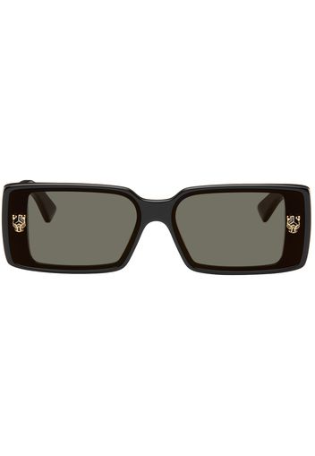 Cartier Black 'Panthère de Cartier' Sunglasses