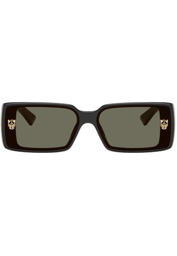 Cartier Black 'Panthère de Cartier' Sunglasses