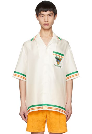 Casablanca White Tennis Club Icon Shirt