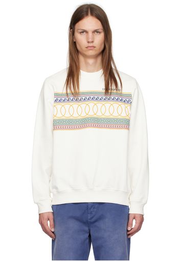 Casablanca White 'Les Anneaux' Sweatshirt