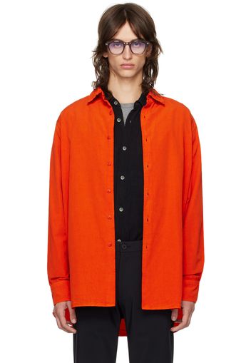 CASEY CASEY Orange Big Raccourcie Shirt