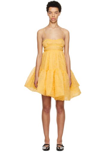 Cecilie Bahnsen Yellow Demi Minidress