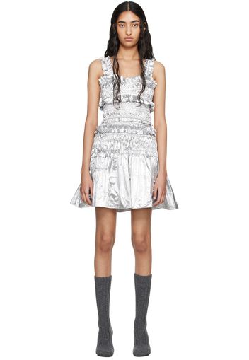 Cecilie Bahnsen Silver Oona Minidress