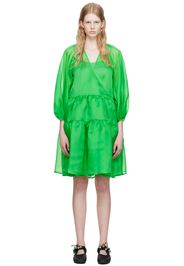 Cecilie Bahnsen Green Mirabelle Midi Dress