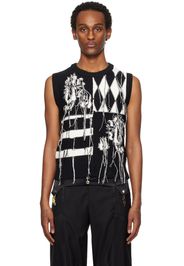 Charles Jeffrey LOVERBOY Black Guddle Vest