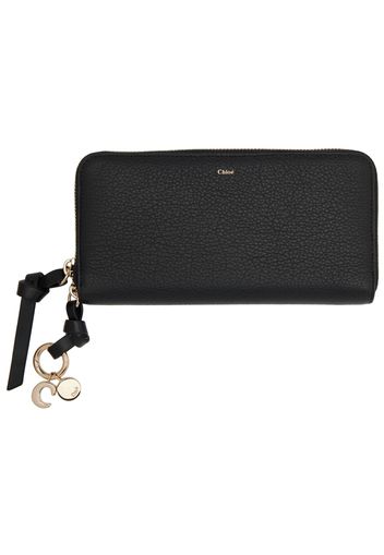 Chloé Black Long Alphabet Wallet