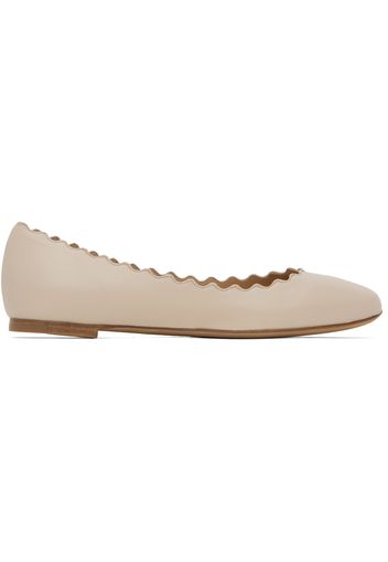 Chloé Beige Lauren Ballerina Flats