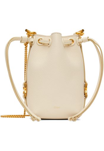 Chloé Off-White Micro Marcie Bucket Bag