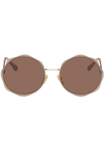 Chloé Beige Honore Sunglasses