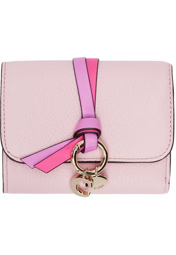 Chloé Pink Alphabet Small Trifold Wallet