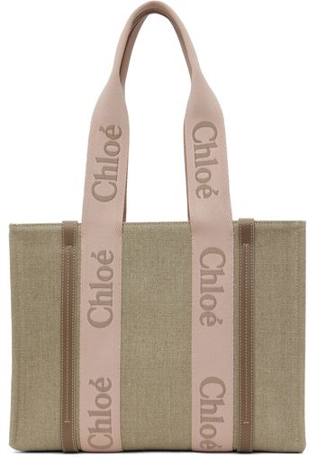 Chloé Beige Medium Woody Tote