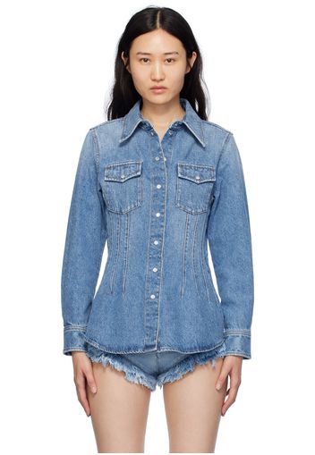 Chloé Blue Dart Denim Shirt