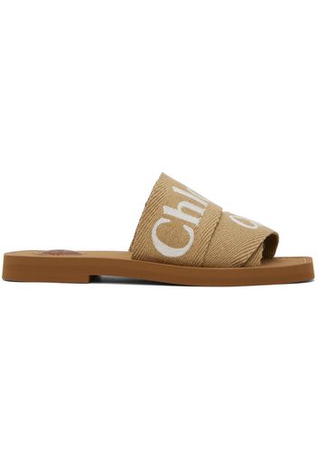 Chloé Beige Woody Sandals