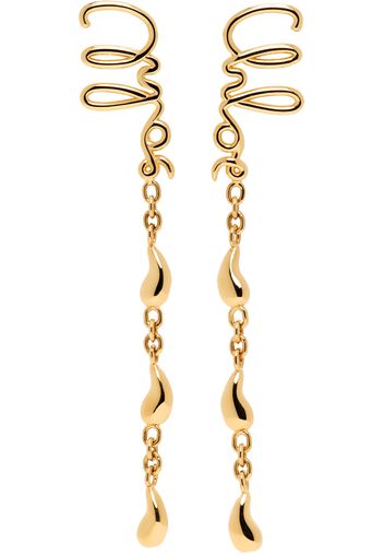 Chloé Gold 'The Chloé Iconic Dangling' Earrings