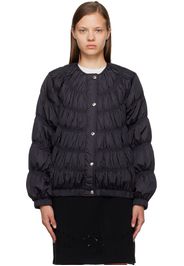 Chloé Navy Ruched Down Jacket