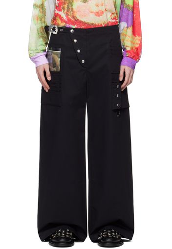 Chopova Lowena Black Miller Wallet Trousers