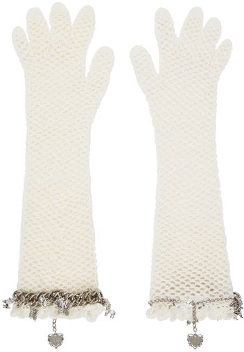 Chopova Lowena SSENSE Exclusive Off-White Gloves