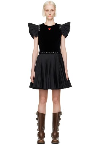 Chopova Lowena Black Moxie Mini Dress