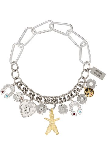 Chopova Lowena Silver Classic Charm Necklace