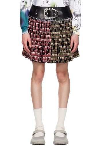 Chopova Lowena Red & Green Roberta Skirt