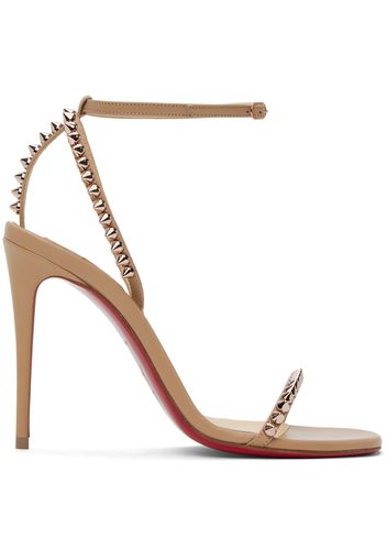 Christian Louboutin Beige So Me 100 Heeled Sandals