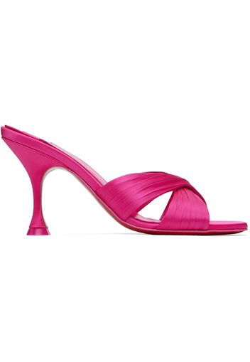 Christian Louboutin Pink Nicol Is Back Heeled Sandals