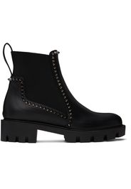 Christian Louboutin Black Out Lina Ankle Boots